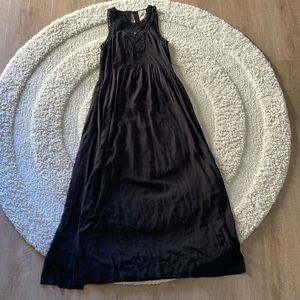 Black maxi dress
